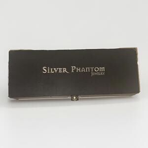 Silver Phantom stainless steel chain dog collar